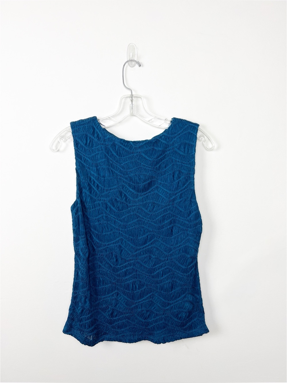 Reformation Dusk Knit Top in Navy M